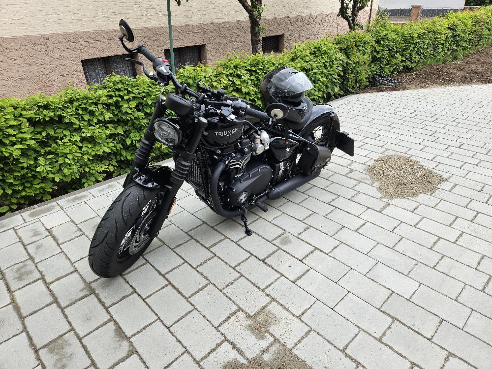 Motorrad verkaufen Triumph Bonneville bobber Black  Ankauf